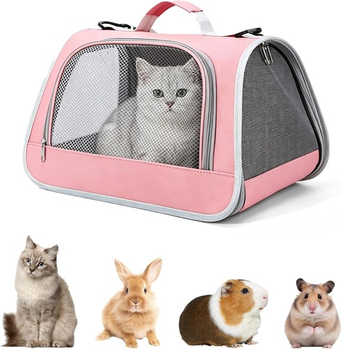 Foldable small animal carrier - small,