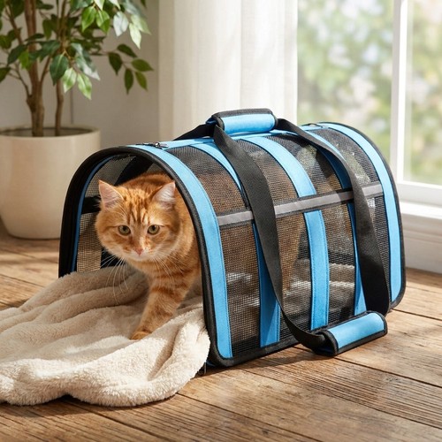 Pet carrier bag - pet, foldable